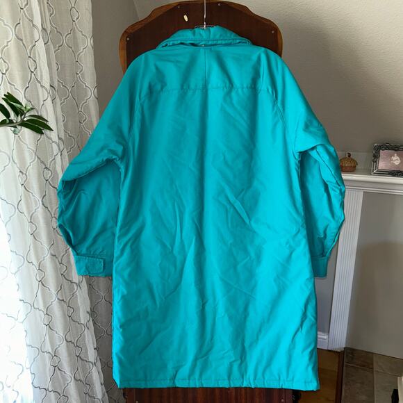 Vintage 80’s LL Bean Plaid Wool Blend Flannel Lined Parka Jacket Women’s Small - Picture 9 of 11